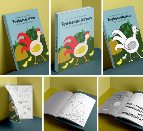 Teekesselchen, Teekesselchen Mitmachbuch, Teekesselchen Rätselbuch, Worträtsel, Wortspiel, Familie, Kinder ab 3, Malbuch, Hardcover, Taschenbuch, bestellen