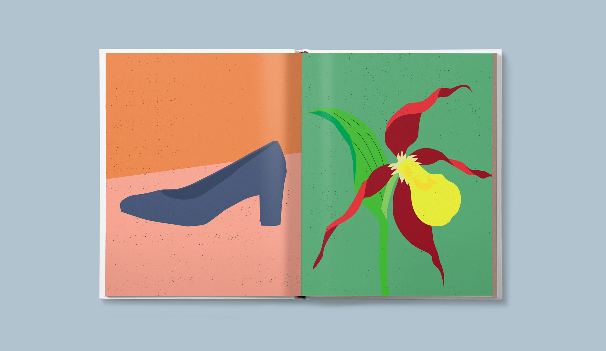 Illustrierte Rätselseite des Sprachrätselbuchs „Teekesselchen“ – Grafikdesign und Illustration von Inga Sineux